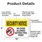 Signmission No Guns Allowed Beyond This Point OSHA Security Notice Sign, Aluminum, 10in W x 7in L, 2PK OS-2PACK-SN-A-710-L-11611 - alternate 4